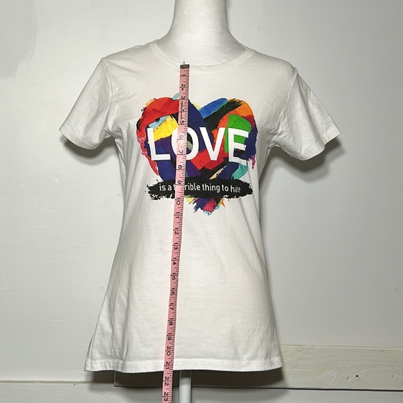 Love is a terrible thing to hate T-shirt nwot - Picture 3 of 5